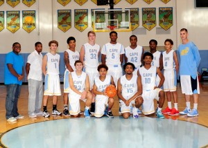 Cape Henlopen plays Bishop McNamara in their opening game of Slam Dunk to the Beach. (courtesy capevikingsports.com)
