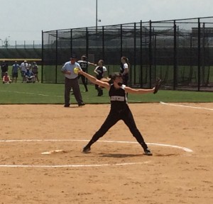 After giving up two runs in the first inning, Taylor Wroten shutout Caravel for the remainder of the Championship Game.