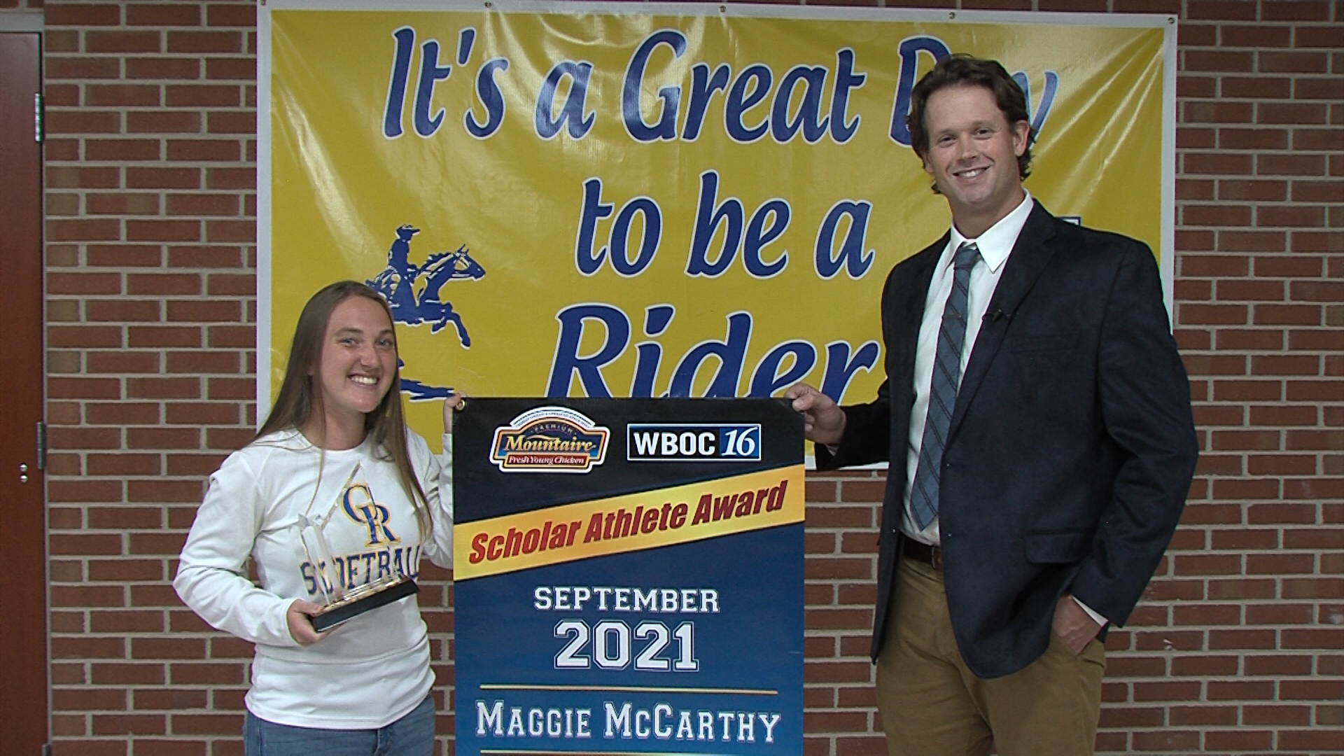 Maggie McCarthy – September 2021 Winner – WBOC Mountaire Scholar Athlete Of The Month