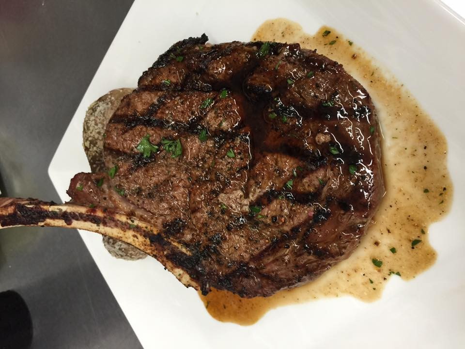 This is a previous special at Leaky Pete's---16oz Bone in Ribeye. Courtesy: Leaky Pete's Oyster Bar and Chophouse