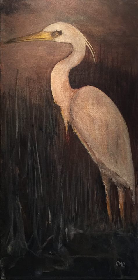 White Heron by Crystal Collins