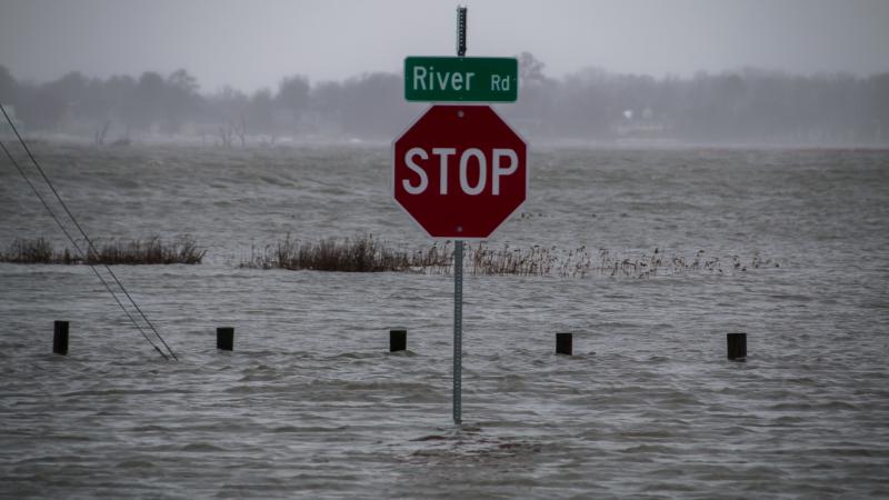 River Rd is now a river