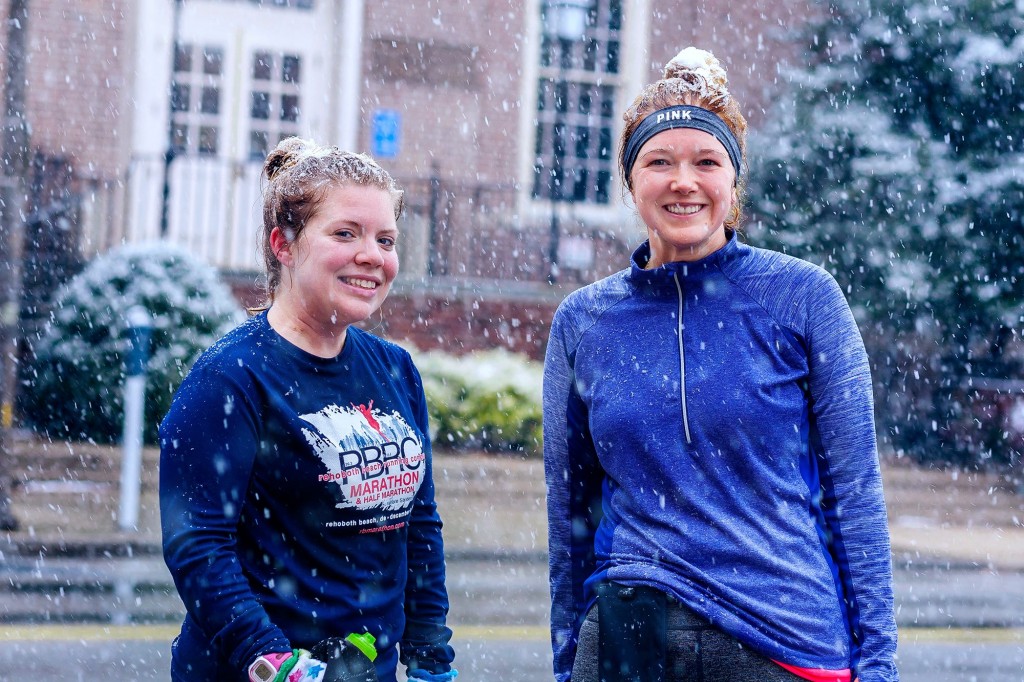 Despite the weather during last year's event, runners still came out to support (Courtesy: Tim Kennard River Run)