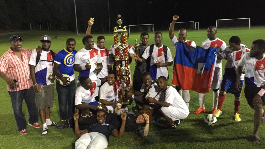 There are even Haitian soccer leagues in Salisbury and other parts of Delmarva. (Photo: Habacuc Petion)