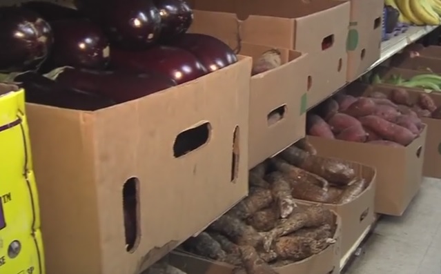 Some of the fresh produce available at Caribbean Express Market in Salisbury. (Photo: WBOC)