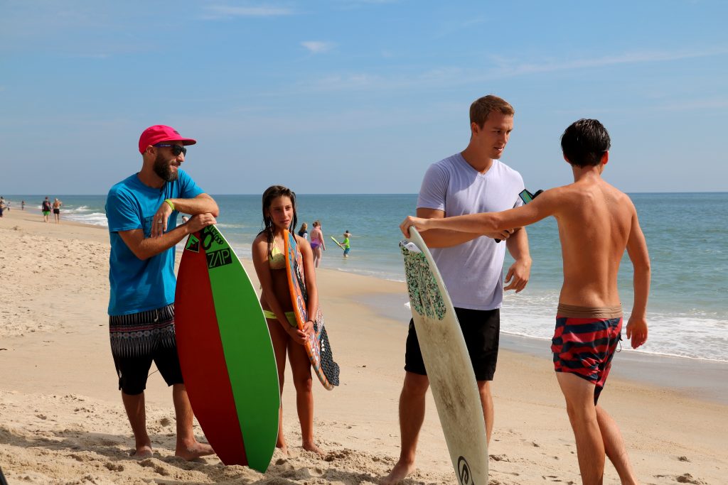 Jason Wilson, Sydney Pizza and Carter Hill speak with DelmarvaLife's Sean Streicher about Zap Amateur World Championships (Photo: Lauren Holloway)