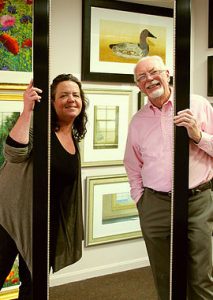 Gallery Owners Carol and Tony Boyd-Heron