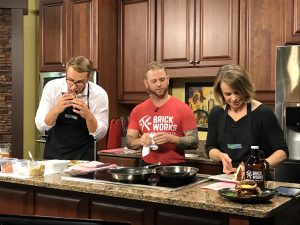 tasting & making the pork schnitzel