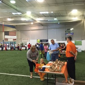 Vendors were set up indoors handing out candy and offering games to children throughout the event (Photo: WBOC)