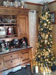 The Willey family's Christmas tree.