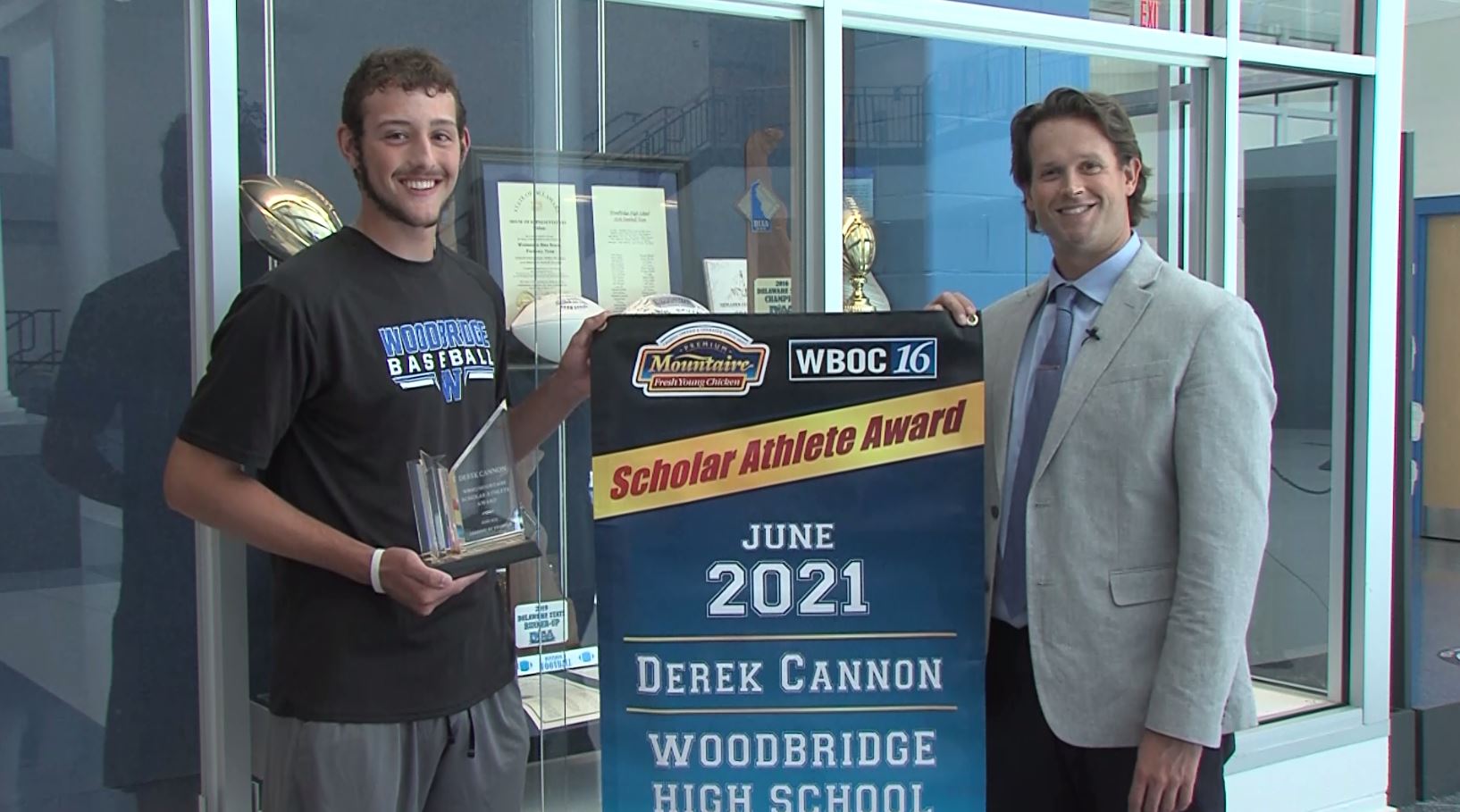 Derek Cannon – June 2021 Winner – WBOC Mountaire Scholar Athlete Of The Month
